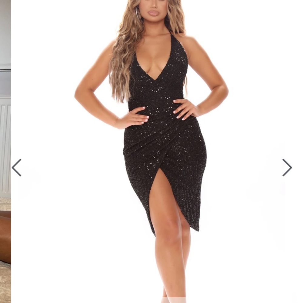 Fashion nova sequin midi dress